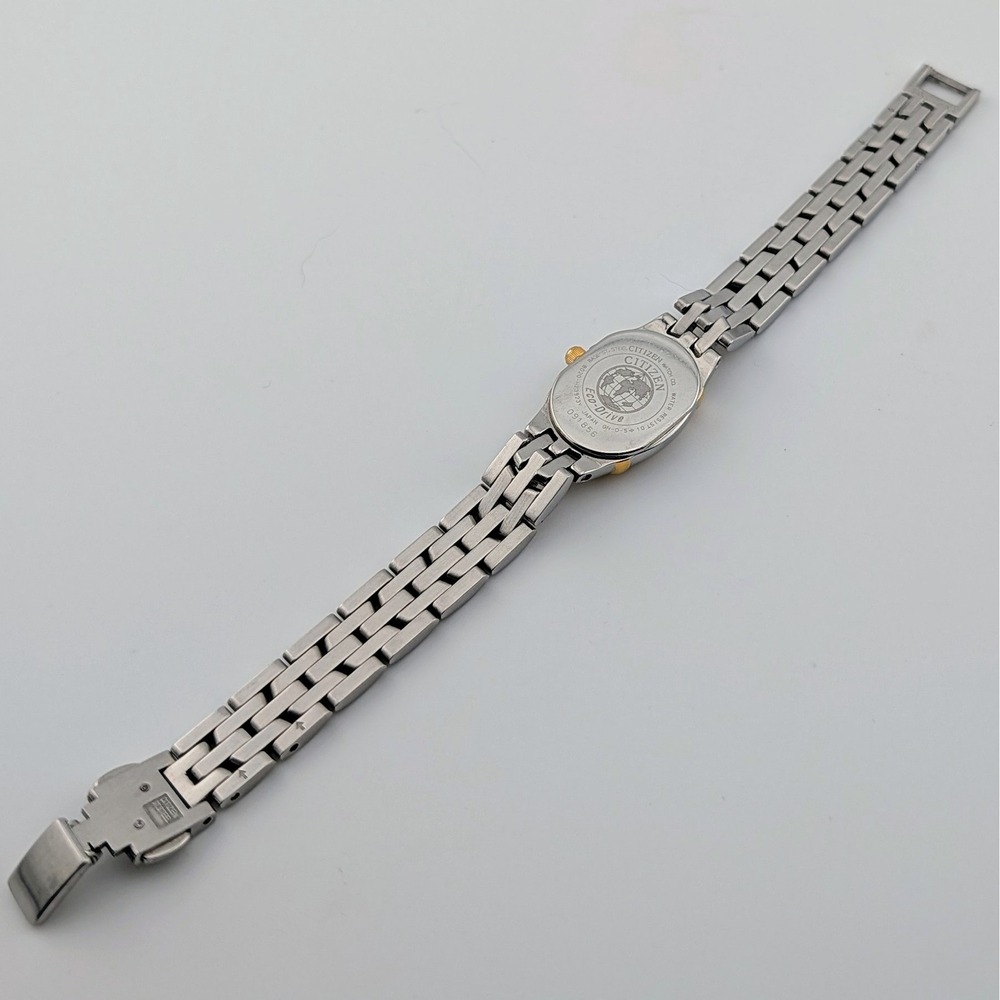 Citizen Eco-Drive B020-H23923Y Two Tone MOP Dial Watch New Capacitor 18mm 6" - Picture 10 of 11
